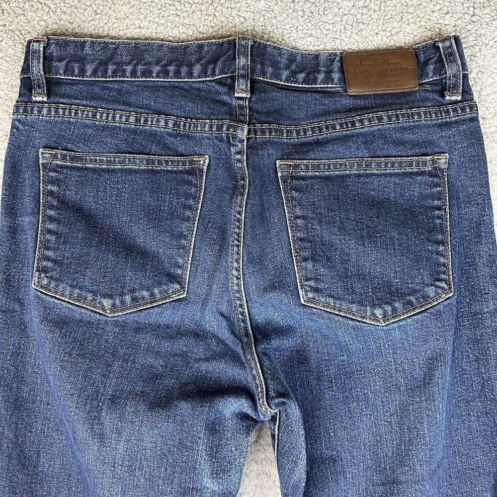 Lauren Ralph Lauren Jeans Womens 10 Blue Denim Classic Boot Cut Mid Rise - Picture 10 of 15